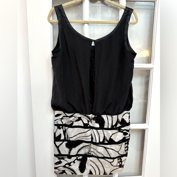 Bebe Y2K 100% Silk Open Back Fitted Bodycon Dress Women’s Size Medium M - Picture 3 of 13